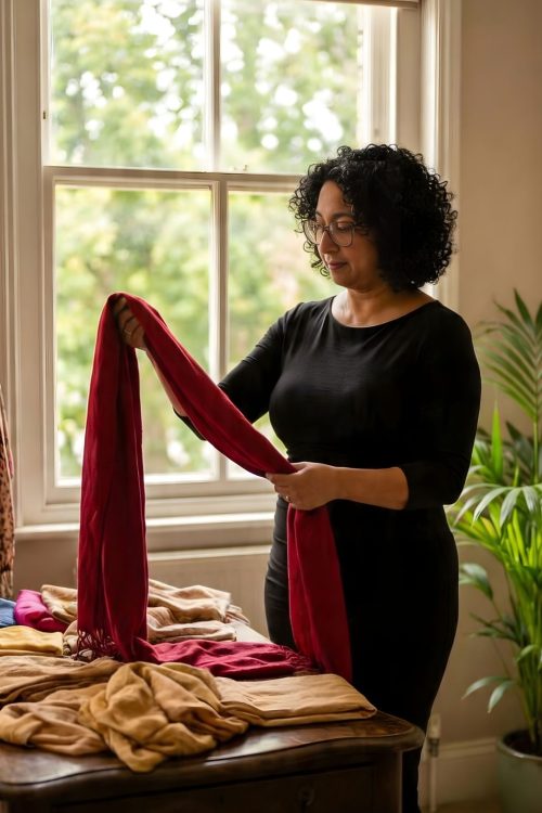 Verginia met sjaal 2